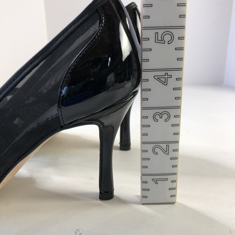 Marc Fisher NEW 8.5M Stiletto Studded Patent Leather Pointed Toe Heels Black - Picture 8 of 13